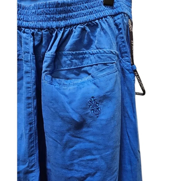 Free People Movement blue bungee cord Baggy wide leg pants Size Small - Picture 8 of 11